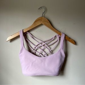 Lululemon Free To Be Wild Ribbed Bra Size 8 Pink